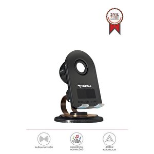 Telefon Tutucu Manyetik Kablosuz Ev Ofis Oto Aksesuarları Jx061 Siyah