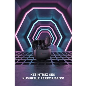 Yaka Mikrofonu Şarj Kutulu Gürültü Önleyici Al Destekli Kablosuz Mikrofon Wm03 Siyah