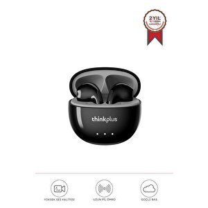 Bluetooth Kulaklık Kulak İçi Tws Thinkplus Kablosuz Kulaklık Lp2 Pro Siyah