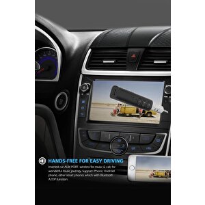 Bluetooth Aux Araç Kiti Samsung Htc Lg Huawei Iphone Mp3 Çalar Ts03 Siyah