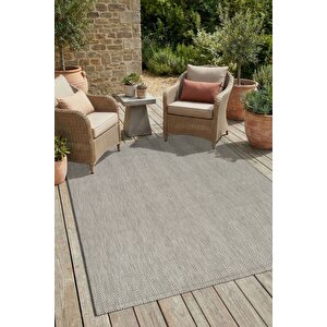 Çerçeveli Bohem Dokunuşlu Doğal Tonlarda Modern Sisal Gri Krem Renk Halı 100x300 cm