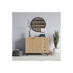 Waga Çok Amaçlı Dolap Safir Meşe Meşe