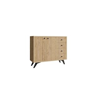 Waga Çok Amaçlı Dolap Safir Meşe Meşe