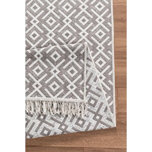 Arya Vl Çift Taraflı,katlanabilir,yıkanabilir,yüksek Kalite Pamuk Salon,oturma Odası,balkon Kilim 80x150 cm