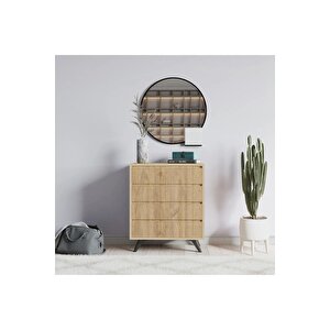 Suvera 4 Çekmeceli Şifonyer Safir Meşe Safir Meşe