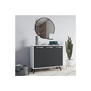 İfa Çok Amaçlı Dolap Beyaz-antrasit Beyaz - Antrasit