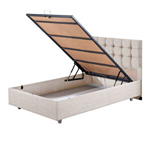 Venedik Tek Kişilik Baza Başlık Seti Krem