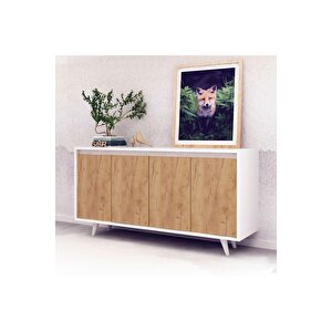 Menekşe Konsol Beyaz-Safirmeşe