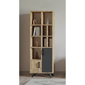 İda Kitaplık Atlantik Çam-antrasit Çam Antrasit