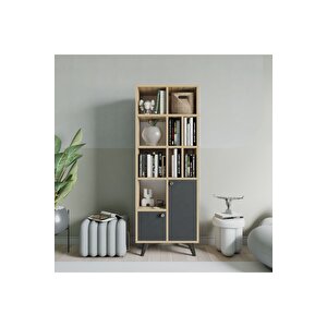 Yakut Kitaplık Safir Meşe-antrasit Antrasit Meşe