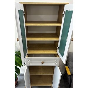 Eva Bohem Çok Amaçlı Dolap Safir Meşe-vizon Bej Vizon