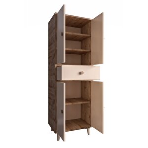 Eva Çok Amaçlı Dolap Safir Meşe-vizon Bej