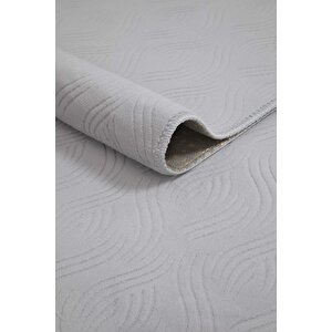 Bukle Kabartmalı Rölyef Kaymaz Tabanlı Yıkanabilir Salon,mutfak,koridor Bej Rayne Yolluk 100x400 cm