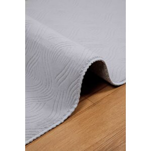 Bukle Kabartmalı Rölyef Kaymaz Tabanlı Yıkanabilir Salon,mutfak,koridor Bej Rayne Yolluk 200x200 cm