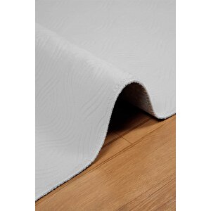 Bukle Kabartmalı Rölyef Kaymaz Tabanlı Yıkanabilir Salon,mutfak,koridor Bej Rayne Yolluk 120x500 cm
