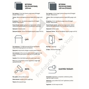 100 M2 Çift Katlı Prefabrik Ev