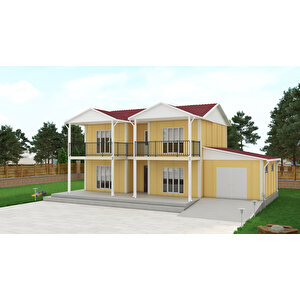 178 M2 Çift Katlı Prefabrik Ev