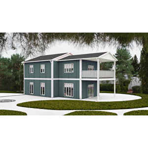165 M2 Çift Katlı Prefabrik Ev