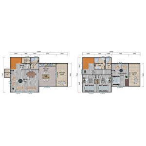 165 M2 Çift Katlı Prefabrik Ev