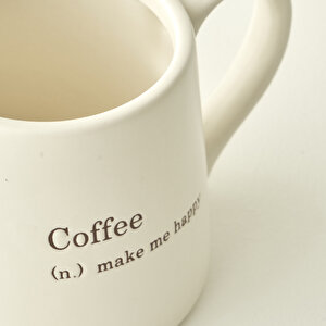 Nordic Stoneware Kupa Krem (390 Cc) Krem