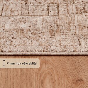 Kelt Modern Halı Bej (80x150 Cm) Bej