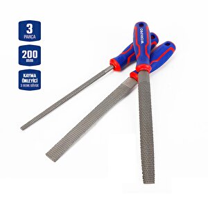 Wp201703 3 Parça 200mm Profesyonel Ahşap Törpü Seti