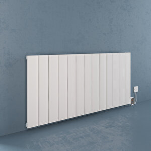 Draba Elektrikli Radyatör G:123 Cm Y:60 Cm Eht-ac Elektronik Termostat Beyaz