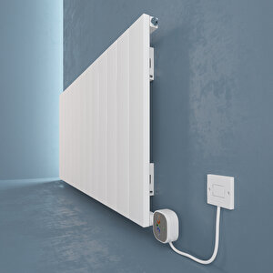 Draba Elektrikli Radyatör G:123 Cm Y:60 Cm Eht-ac Elektronik Termostat Beyaz