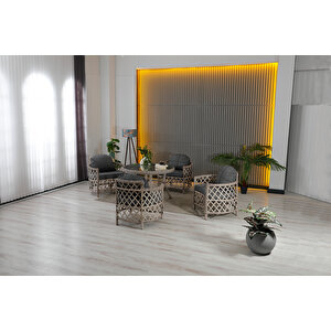 4+1 Berli̇n Rattan Bahçe Mobi̇lyasi