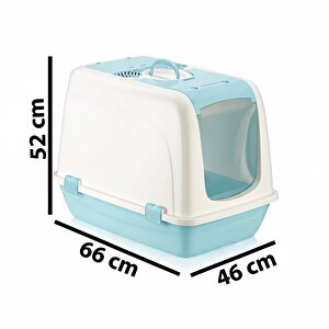 Xxl Kedi Tuvaleti Başlangıç Seti (tuvalet+paspas+taşıma Çantası)