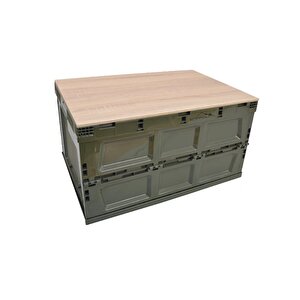 Katlanir Kasa Ahşap Tablali