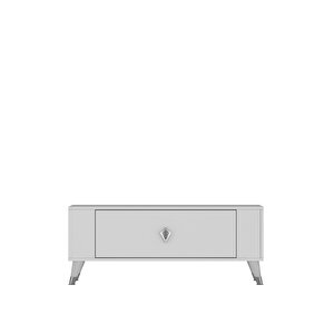 Tv1352ct Retro-32 Tv Sehpasi BEYAZ-GÜMÜŞ Beyaz-Gümüş