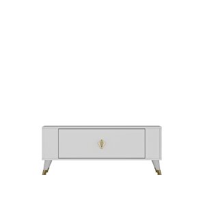 Tv1352ct Retro-32 Tv Sehpasi BEYAZ-ALTIN Beyaz-Altın