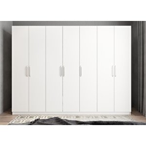 Eko Bar Yedi Kapaklı Gardırop Beyaz G.y.b.e_1_245cm 245 cm