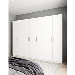 Eko Bar Yedi Kapaklı Gardırop Beyaz G.y.b.e_1_315cm 315 cm