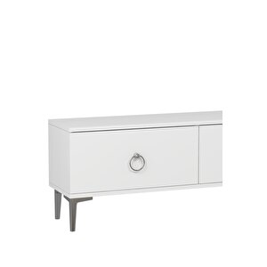 1347tv180-1ct Tv Sehpasi,tv Üni̇tesi̇ BEYAZ-GÜMÜŞ