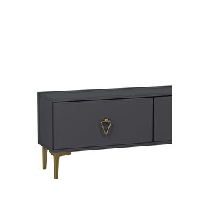 1342tv180-1cdd Tv Üni̇tesi̇ , Tv Sehpasi ANTRASİT-ALTIN