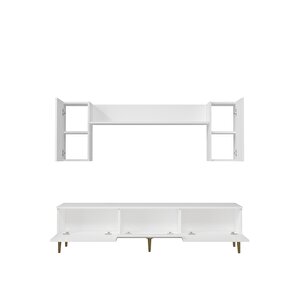 1342tv180-1ct Tv Üni̇tesi̇ , Tv Sehpasi BEYAZ-ALTIN