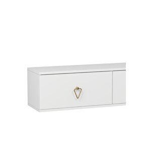 1343tv180-1ct Duvara Montaj Tv Üni̇tesi̇ , Tv Sehpasi BEYAZ-ALTIN