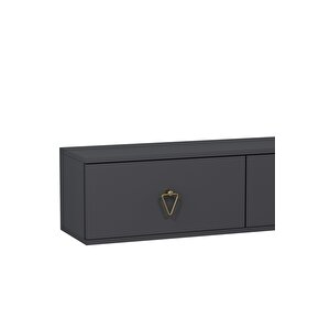 1343tv180-1ct Duvara Montaj Tv Üni̇tesi̇ , Tv Sehpasi ANTRASİT-ALTIN