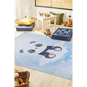 Bianca Vl Eco Dijital Baskı Makinada Yıkanabilir Kaymaz Taban Dekoratif Çocuk Odası Halısı 2776 120x180 cm