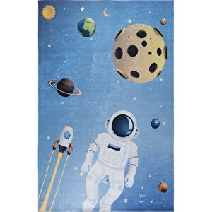 Bianca Eco Dijital Baskı Makinada Yıkanabilir Kaymaz Taban Dekoratif Çocuk Odası Halısı 2697 120x180 cm