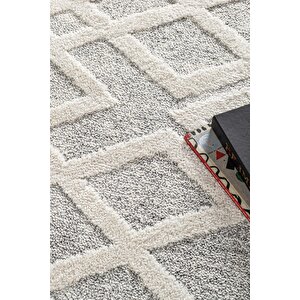 Norway Vl Bukleli Premium Yumuşak Peluş Post Iskandinav Oturma Odası Salon Halısı 65373a