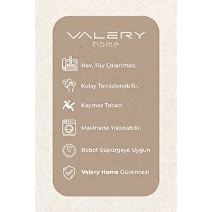 Bianca Vl Eco Dijital Baskı Makinada Yıkanabilir Kaymaz Taban Dekoratif Halı Bej 42710