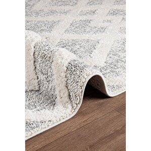 Norway Vl Bukleli Premium Yumuşak Peluş Post Iskandinav Oturma Odası Salon Halısı 65373a 80x150 cm