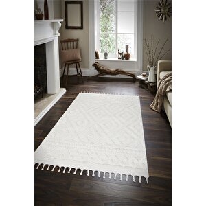 Norway Vl Bukleli Premium Yumuşak Peluş Post Iskandinav Oturma Odası Salon Halısı 64799a 80x300 cm