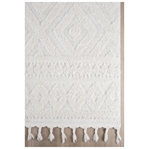 Norway Vl Bukleli Premium Yumuşak Peluş Post Iskandinav Oturma Odası Salon Halısı 64799a