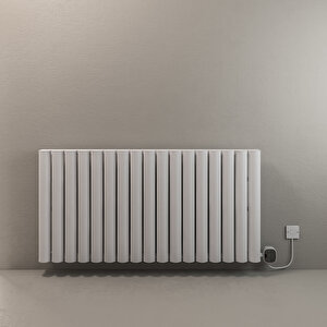 Ulmus Elektrikli Radyatör G:185 Cm Y:60 Cm Eht-dc Elektronik Termostat Beyaz