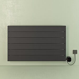 Anonna Elektrikli Radyatör G:100 Cm Y:60,3 Cm Eht-dc Elektronik Termostat Antrasit
