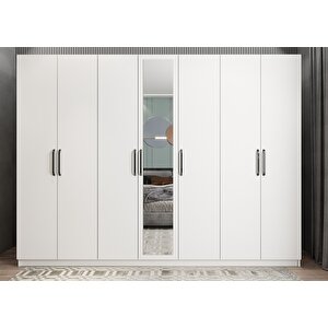 Life Yedi Kapaklı Gardırop Beyaz G.y.l_1_245cm 245 cm